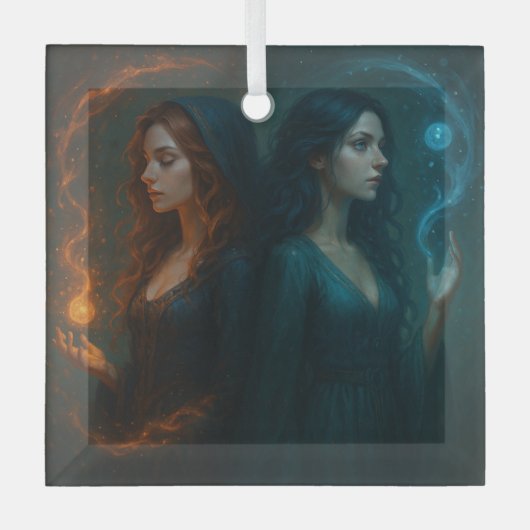 Ornement En Verre Mystic Duality (Recto)