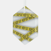 Ornement En Verre Ne pas rester à l'écart ne pas traverser la bande  (Avant gauche)