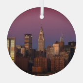 Ornement En Verre New York Travel Manhattan Empire State Building (Verso)