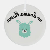 Ornement En Verre No Drama Llama (Verso)