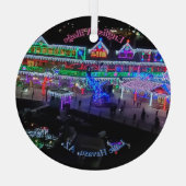 Ornement En Verre Noël au lac Havasu (Verso)