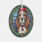 Ornement En Verre Noël beagle en verre (Avant droite)