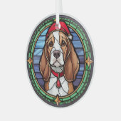 Ornement En Verre Noël beagle en verre (Avant gauche)