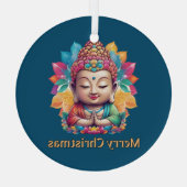 Ornement En Verre Noël bouddhiste (Verso)