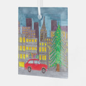 Ornement En Verre Noël dans la ville (Avant gauche)