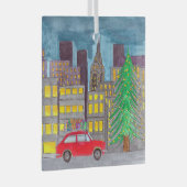 Ornement En Verre Noël dans la ville (Avant droite)