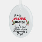 Ornement En Verre Noël de la retraite (Avant gauche)