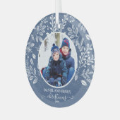 Ornement En Verre Noël de l'adorable photo Keepsaké (Avant gauche)
