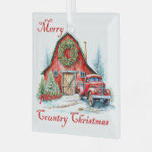 Ornement En Verre Noël du pays (Avant gauche)