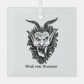 Ornement En Verre Noël Krampus (Recto)