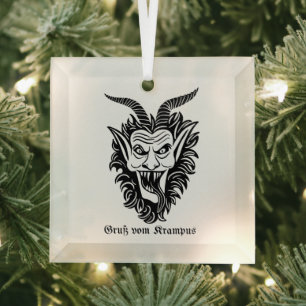 Ornement En Verre Noël Krampus