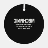 Ornement En Verre Noël mécanique (Verso)