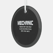 Ornement En Verre Noël mécanique (Avant gauche)