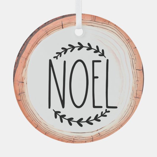 Ornement En Verre Noël Noel (Recto)