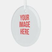 Ornement En Verre Noël personnalisé (Avant gauche)