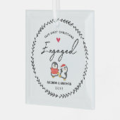 Ornement En Verre Notre 1er Noël Engagé (Avant gauche)