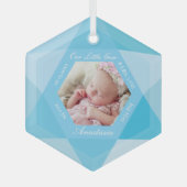 Ornement En Verre Notre Petit Jeu Décembre Pierre d'Anniversaire Éta (Recto)