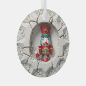 Ornement En Verre Nutcracker Surprise Vintage Noël (Avant droite)