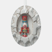 Ornement En Verre Nutcracker Surprise Vintage Noël (Avant gauche)