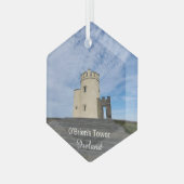 Ornement En Verre O'Brien's Tower Ireland Souvenir Ceramic Ornament (Avant gauche)