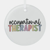 Ornement En Verre Occupational Therapeuy (Recto)