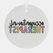 Ornement En Verre Occupational Therapeuy (Verso)