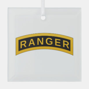 Ornement En Verre Onglet École des Rangers de l'Armée