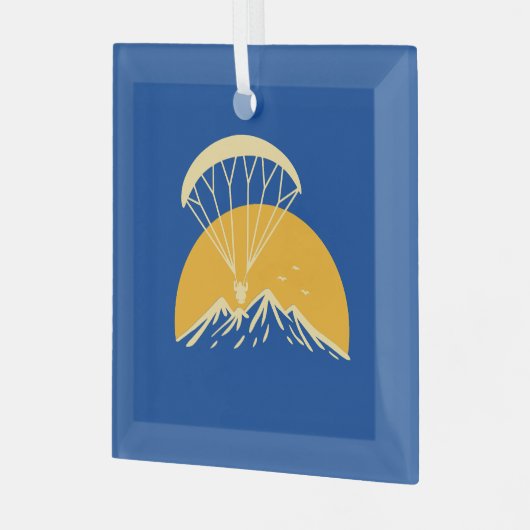 Ornement En Verre Paramotoring Rétro (Avant gauche)