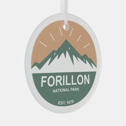 Ornement En Verre Parc national Forillon (Avant droite)