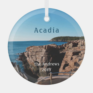 Ornement En Verre Parc national Thunder Hole Acadia