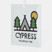 Ornement En Verre Parc provincial Cypress (Avant gauche)