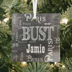 Ornement En Verre Paris France Cadeaux et Souvenirs