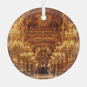 Ornement En Verre Paris Opéra Garnier Vue Intérieure