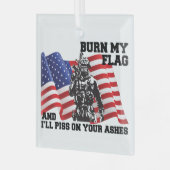 Ornement En Verre Patriote américain (Avant gauche)