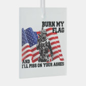 Ornement En Verre Patriote américain (Avant droite)