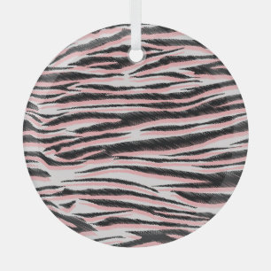 Ornement En Verre Peau animale Abstraite Impression sans joint