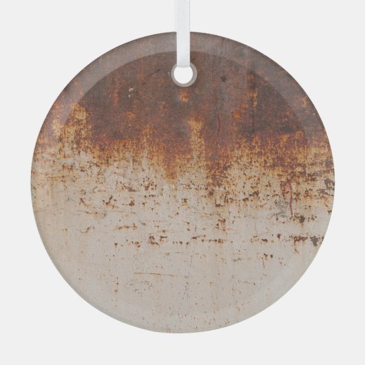 Ornement En Verre Peinture à peeling, texture murale rouillée. (Recto)