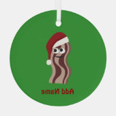 Ornement En Verre Père Noël Bacon (Verso)