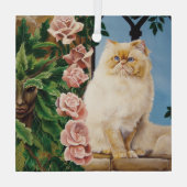 Ornement En Verre Perse Chat Rose Dryad (Verso)