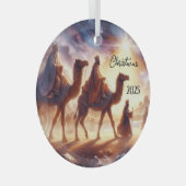 Ornement En Verre Personalized Three Wise Men Caravan (Avant droite)