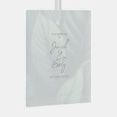 Ornement en verre personnalisé (Avant droite)