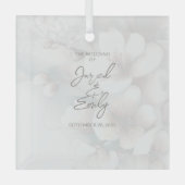 Ornement en verre personnalisé (Recto)