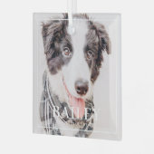 Ornement En Verre Pet Memorial Keepsaké pour toujours dans nos coeur (Avant gauche)