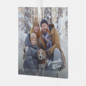 Ornement En Verre photo de famille (Avant gauche)