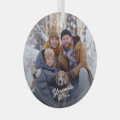 Ornement En Verre photo de famille (Avant droite)