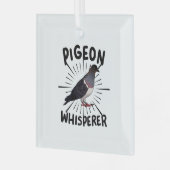 Ornement En Verre Pigeon (Avant gauche)