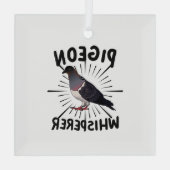 Ornement En Verre Pigeon (Verso)