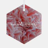 Ornement En Verre Pink Mallow (Verso)