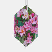 Ornement En Verre Pink Plumeria (Avant droite)