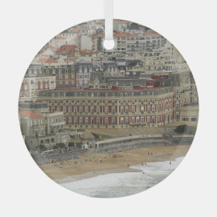 Ornement En Verre Plage de Biarritz, architecture Belle Époque.